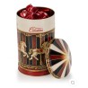 Lata carrossel Musical com bombons de chocolate