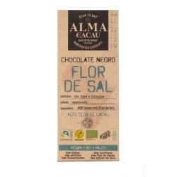 Chocolate Negro BIO 60% Cacau c/ Flor de Sal 100 g