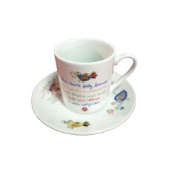 Chávena de café lenço dos namorados