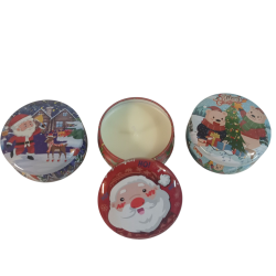 Caixa de Natal com vela