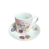 Chávena de café lenço dos namorados