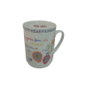 Caneca do chá Lenço dos Namorados