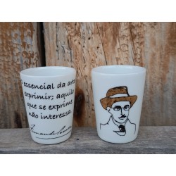 Copo de shot Fernando Pessoa