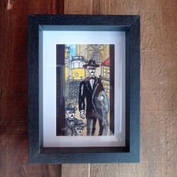 Quadro pequeno  FP com moldura