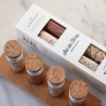 Conjunto de sal aromatizado c/ base de cortiça