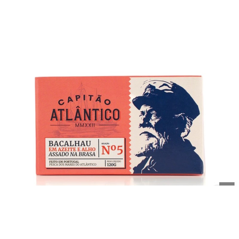 Bacalhau em Azeite e Alho Assado na Brasa