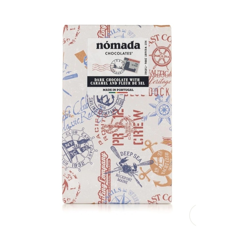 Chocolate Negro 50% com Caramelo Salgado e Flor de Sal 200g