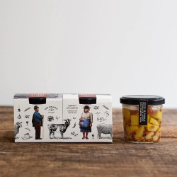 Queijo de cabra e ovelha em azeite c/ pimenta rosa