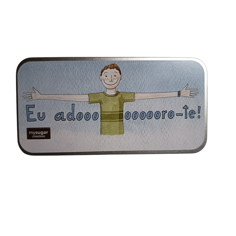 Caixa com chocolate ADORO-TE!