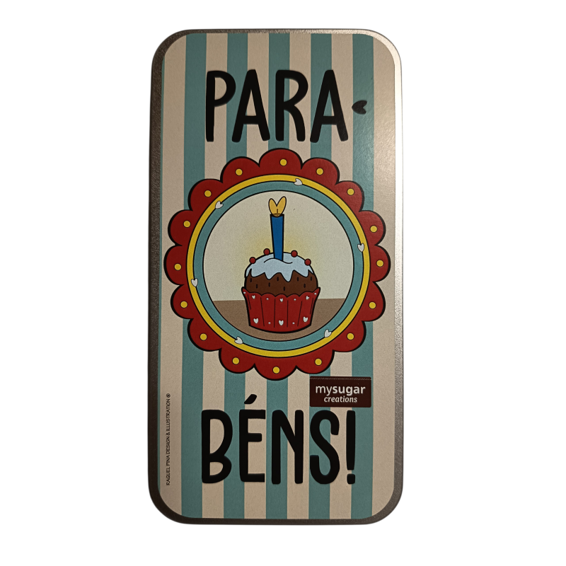 Caixa com chocolate - "Parabéns!"