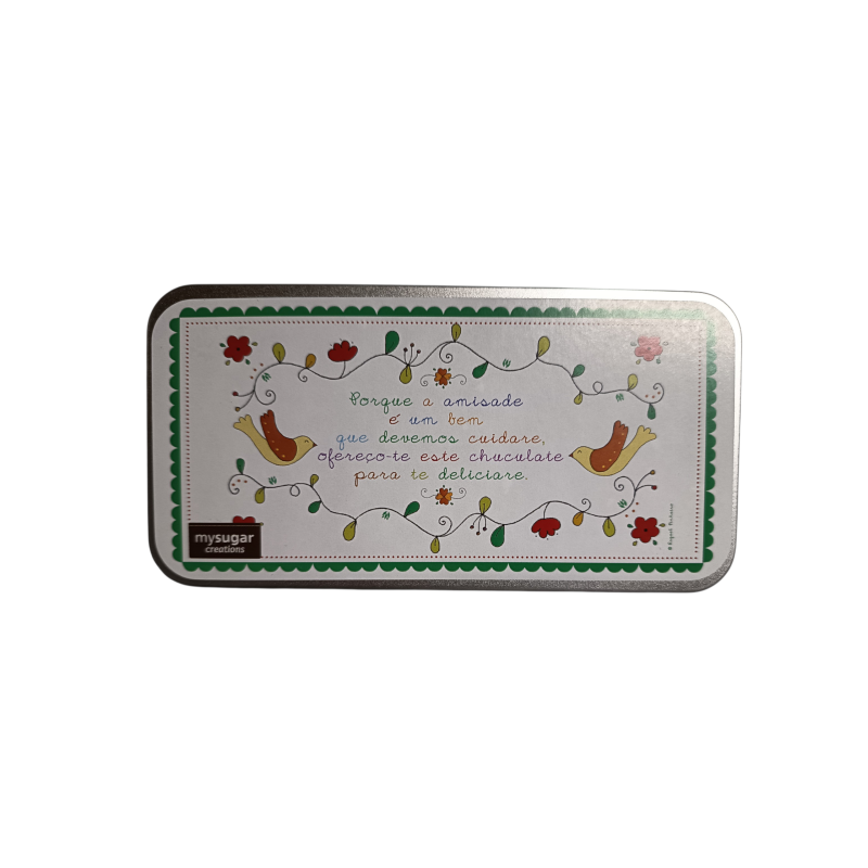 Caixa com chocolate - "Lenço dos Namorados"