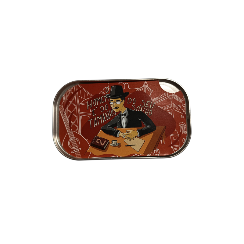 Lata sardinhas de chocolate - "Fernando Pessoa"