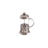 Cafeteira inox e vidro temperado